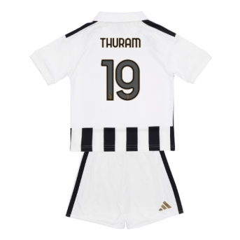 Juventus Khephren Thuram #19 Maglia Gara Casa Repliche 2026-27 Bambino Maniche Corte